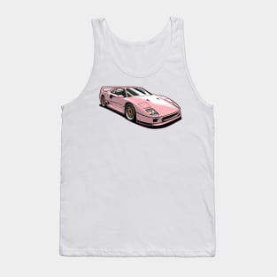 Ferrari f40 pink liberty walk Pink Floyd Tank Top